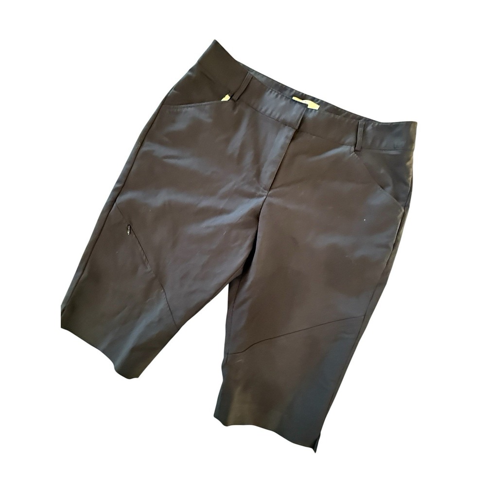 Sport Haley‎ 14 Bermuda Style Stretch Black 14" Golf Shorts